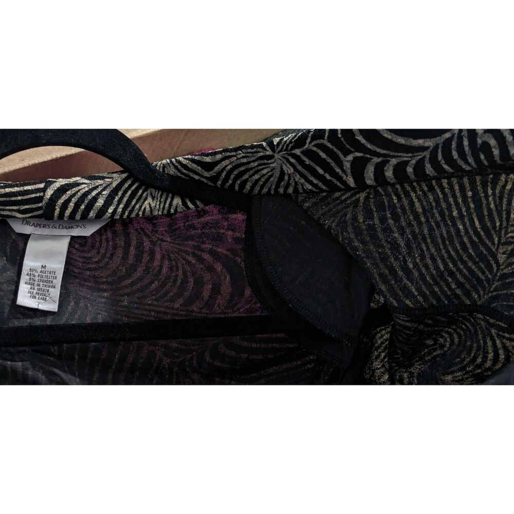 Drapers and Damons gold and black shimmery cardigan - Picture 5 of 6